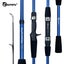 BIUTIFU Baitcasting Spinning Mini Fishing Rod 4/5 Section Carousel 1