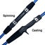 BIUTIFU Baitcasting Spinning Mini Fishing Rod 4/5 Section Carousel 3