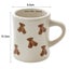 Wudruncy Cute Bear Mug Vintage Creamy Ceramic Coffee Latte Cups Carousel 1