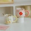 Wudruncy Hand-painted Embossed Pink Flower Mug High-value Girl's Carousel 7