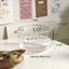 Wudruncy Glass Bowl Letter Pattern Glass Yogurt Cup 12oz/350ml Cereal Carousel 1