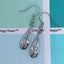 925 Sterling Silver Opal Drop Earrings "Leland" (White) Carousel 2