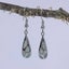 925 Sterling Silver Opal Drop Earrings "Leland" (White) Carousel 4