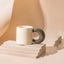 Wudruncy Nordic Contrast Color Curved Moon Cup Coffee Ceramic Mug Carousel 7