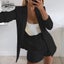 autumn and winter solid color lapel slim office lady cardigan Carousel 3