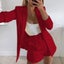 autumn and winter solid color lapel slim office lady cardigan Carousel 4