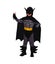 KIDS SUPERHERO COSTUME BAT BOY 6-8 YEARS OLD Carousel 1