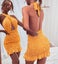 wsevypo Backless Tie Up Short Wrap Bodycon Sundress Women Sexy Cross Carousel 3