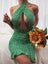 wsevypo Backless Tie Up Short Wrap Bodycon Sundress Women Sexy Cross Carousel 5