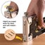 NEW new Manual Nail Gun Staple Gun with 600 Staples *Sale NOW* Carousel 8