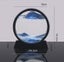Moving Sand Art,3D Dynamic Sand Art Liquid Motion,Round Glass 3D Deep Sea Sand Carousel 5