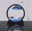 Moving Sand Art,3D Dynamic Sand Art Liquid Motion,Round Glass 3D Deep Sea Sand Carousel 13