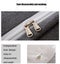 120CM Cotton Linen Filled Triangular Wedge Bed Cushion-Black Gray Carousel 4