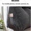 120CM Cotton Linen Filled Triangular Wedge Bed Cushion-Black Gray Carousel 5