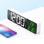USB Strip Desktop Mirror LED Clock Carousel 3