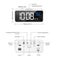Table Clock Electronic Music LED Clocks Carousel 7