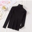 Zoki Pullovers Women Turtleneck Sweaters Fashion Spring Long Sleeve Carousel 3