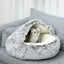 Cat Bed Winter Warm Shell Semi Enclosed Cat Litter Pet Cat Bed Puppy Cat Soft Se Carousel 1