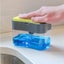 Washing Machines Dishwashing Soap Dispenser Sponge Holder 2 In 1 Box Countertop Carousel 4