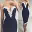 Womens Sexy V-neck Dress Slim Lace Bandage Bodycon Party Pencil Carousel 2