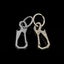 EDC Tool Durable Titanium Alloy Keychain Car Key Holder Outdoor Carousel 2