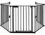 Pet Isolation Door Fireplace Fence - Black Carousel 1