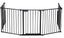 Pet Isolation Door Fireplace Fence - Black Carousel 2