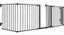 Pet Isolation Door Fireplace Fence - Black Carousel 3
