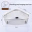 New Stainless Steel Sink Corner Draining Basket Food Waste Drainage Basket Carousel 4