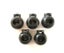 Paracord Toggle Clips Round Black 5pc Carousel 2