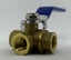DN8 1/4" L-Port Brass 3-way Female Ball Valve Carousel 1