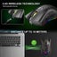 2.4G Wireless Lightweight Gaming Mouse with RGB Backlit Adjustable DPI -Black Carousel 3