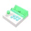 Mini Arcade Stick Fighting Games for Nintendo Switch -Blue Carousel 3