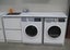 Tub unit with Drawers & 1830 Benchtop for 2X Front Loaders Carousel 8