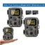 Mini Game Camera Micro SD, 20MP 1080P Trail Camera with Night Vision LED Carousel 1