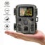 Mini Game Camera Micro SD, 20MP 1080P Trail Camera with Night Vision LED Carousel 4