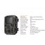 Mini Game Camera Micro SD, 20MP 1080P Trail Camera with Night Vision LED Carousel 6
