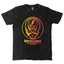Grateful Dead T Shirt Concentric Skulls new Official Unisex Dye Wash Black Carousel 1
