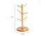 6 Hooks Bamboo Mug Rack Stand Tree Coffee Tea Cup Holder Storage Rack Hanger Carousel 2