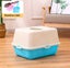 Cats Litter Box With Scoop Fully-closed Pet Toilet box with Scoop Large size Carousel 4