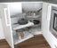 Magic Pull Out Corner Unit for Blind Corner 1000mm Carousel 5