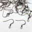 50pc Bronze Flat Earring Hooks Carousel 1