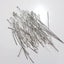50pc Platinum Silver Head Pins Carousel 2