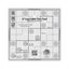 Creative Grids 6in Log Cabin Trim Tool Quilt Ruler Carousel 1