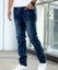Mens Slant Pocket Slim Straight Jeans Carousel 1