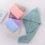 Women Microfiber Hair Towel Cap Hat Bath Hat Solid Towel Cap Super Carousel 2