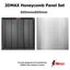 3DMAX Honeycomb Panel Set 500x500mm Carousel 1