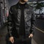 Mens Streetwear Leather Coat Spring Autumn Fashion Motorcycle Causal Carousel 3