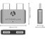 Afterplug Dual Type USB C short Extender (for use of MacBook laptops with case) Carousel 6