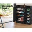 Artiss 2 Doors Shoe Cabinet Storage Cupboard - Black Carousel 3
